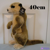 Large Meerkat Plush Toy Teddy - Ark Toys - 40cm Large Meerkat Plush Toy Teddy - Ark Toys - 40cm