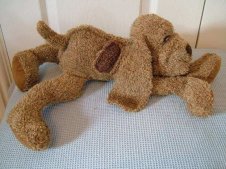 Soft Toy Dog - Harry Hound Lying - Aurora World - 17 inch Soft Toy Dog - Harry Hound Lying - Aurora World - 17 inch