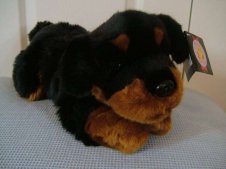 Rottweiler Soft Toy - Dowman Soft Touch - 38cm Rottweiler Soft Toy - Dowman Soft Touch - 38cm