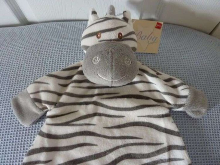 Zebra - Baby Comforter Blanket - Suki Gifts - Click Image to Close