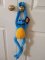 Frog Stuffed Animal - Blue Hanging Frog - Dowman - 45cm