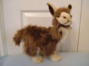 Plush Llama - Dowman - Brown - Stuffed Toy - 28cm