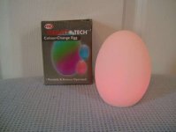 Colour Changing Egg that gives Soft Lighting Effect