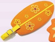 Surfboard - Luggage Tags x 2