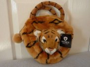 Tiger Soft Toy Bag - Childs Tiger Purse - Ark Toys Soft Toy