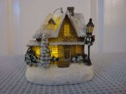 Thomas Kinkade - Christmas Eve 1991 - Xmas Tree Ornament