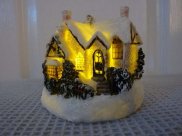 Thomas Kinkade - Christmas Moonlight - Xmas Tree Ornament