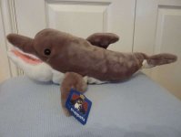 Plush Dolphin Puppet / Cuddly Toy - Wild Republic - 50cm