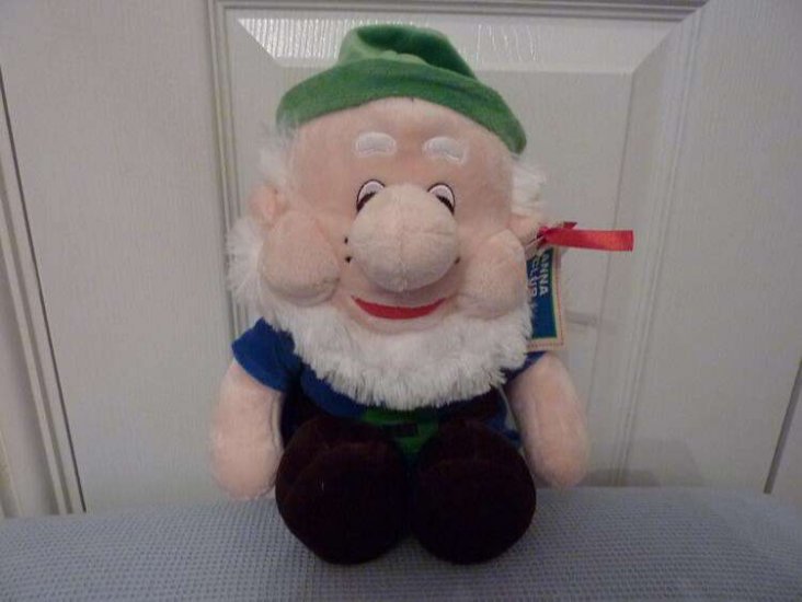 Dwarf Soft Toy - Anna Club Plush - Blue/Green - 30cm - Click Image to Close