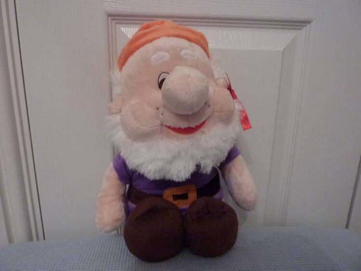 Dwarf Plush Toy - Anna Club Plush - Mauve/Orange - 30cm - Click Image to Close