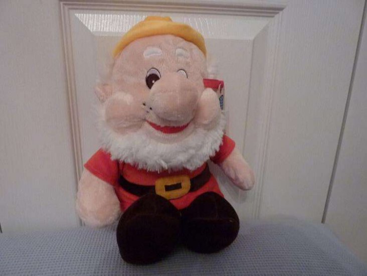 Dwarf Soft Toy - Anna Club Plush - Red/Yellow - 30cm - Click Image to Close