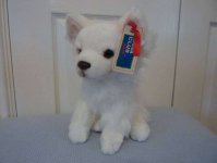 Papillon Soft Toy Dog - Anna Club Plush - 28cm