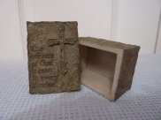 Prayer Box with Lid - Miracle of God - Russ Berrie