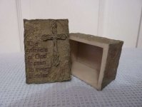 Prayer Box with Lid - Miracle of God - Russ Berrie