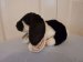 Black and White : Rabbit Soft Toy - Russ Berrie - Yomiko