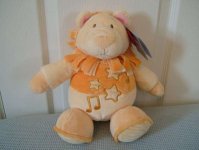 Nursery Puffball - Orange Lion - Keel Toys - 20cm