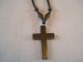 Black Cross Necklace : Hematite Jewellery